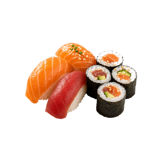 Sushi real de local cercano